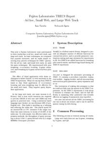 Natural language processing / Computational linguistics / Searching / Database management systems / Query expansion / N-gram / Text Retrieval Conference / Search engine indexing / Tf*idf / Information science / Information retrieval / Science