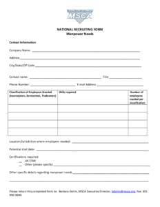 Microsoft Word - NATIONAL RECRUITING FORM.docx