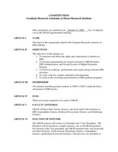 Student governments in the United States / Nevada System of Higher Education / Quorum / North-American Interfraternity Conference