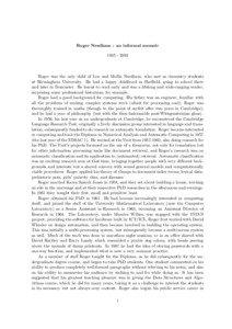 Computing / British people / University of Cambridge Computer Laboratory / Roger Needham / Andrew Herbert / Maurice Wilkes / David Wheeler / Andy Hopper / Electronic Delay Storage Automatic Calculator / Fellows of the Royal Society / Colleges of the University of Cambridge / Fellows of the British Computer Society