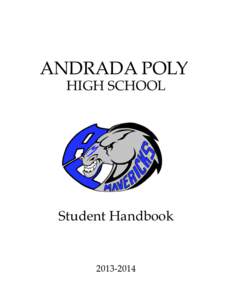 ANDRADA POLY HIGH SCHOOL Student Handbook[removed]