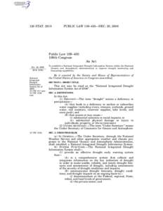120 STAT[removed]PUBLIC LAW 109–430—DEC. 20, 2006 Public Law 109–430 109th Congress