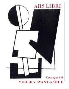 ARS LIBRI  Catalogue 151 MODERN AVANT-GARDE