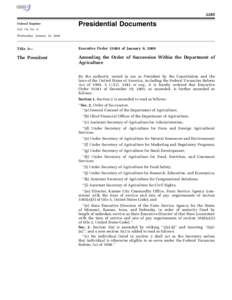 2285  Presidential Documents Federal Register Vol. 74, No. 9