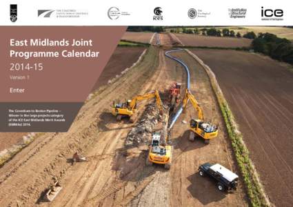 East Midlands Joint Programme Calendar[removed]Version 1  Enter