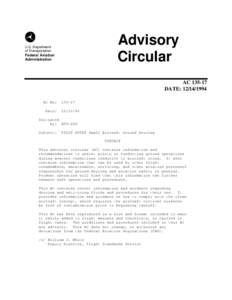 Advisory Circular U.S. Department of Transportation