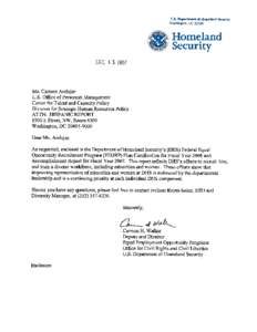 U.S. Department of Homeland Security Washington, DC[removed]Homeland Security DEC[removed]