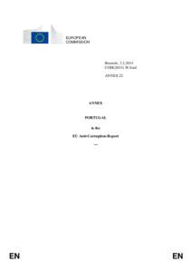 EUROPEAN COMMISSION Brussels, COMfinal ANNEX 22