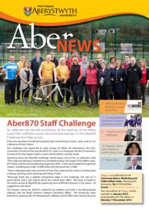 www.aber.ac.uk/en/news  ISSUE 19 - October 2014 NEWS