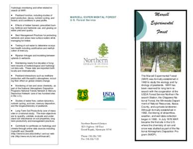 Environmental science / Ecosystems / Aquatic ecology / Wetland / Peat / Itasca County /  Minnesota / Hydrology / Soil / Forest / Environment / Earth / Systems ecology