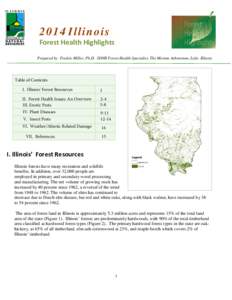2014 Illinois Forest health Highlights