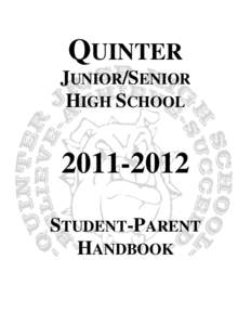 QUINTER JUNIOR/SENIOR HIGH SCHOOL[removed]STUDENT-PARENT