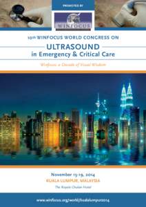 PROMOTED BY  10 th WINFOCUS WORLD CONGRESS ON ULTRASOUND