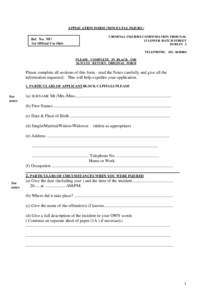 Microsoft Word - Non Fatal Injury - Application Form.doc