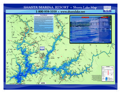 SHASTA MARINA RESORT • Shasta Lake Map[removed] • www.shastalake.net Tips for Boaters