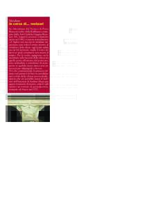 Meridiane  in cerca di... restauri In «Meridiane del Ticino» di Piero Bianconi (edito dalle Raiffeisen e stampato dalle Arti Grafiche Gaggini-Bizzozero SA, Lugano), prezioso volumetto uscito nel 1982, si annota testual