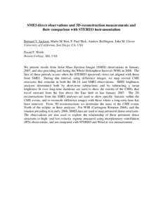 Simultaneous STEREO Heliospheric Imager and Interplanetary Scintillation observations of coronal mass ejections and