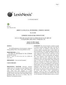 American Well Works Co. v. Layne & Bowler Co. / Citation signal / Patent infringement / State court / Patent / Government / Sherman Minton / Term per curiam opinions of the Supreme Court of the United States / Law / Civil procedure / Civil law