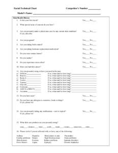 Microsoft Word - Facial Technical Chart.doc