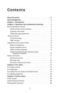 Northern Harbors & Small Ports: Operation and Maintenance