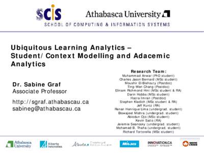 Learning / Analytics / Learning analytics / Scientific modelling / Educational data mining / E-learning / Data mining / Model / Education / Knowledge / Cognition