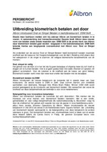 Microsoft Word[removed]Uitbreiding biometrisch betalen zet door.docx