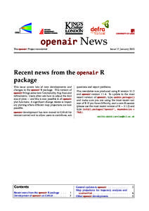 source  OPEN openair News The openair Project newsletter