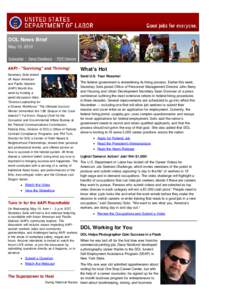 The DOL Newsletter - May 13, 2010: What do you do? Tell us and win $1,000!