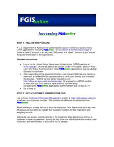 Microsoft Word - fact sheet - accessing fgisonline FINAL as of[removed]doc