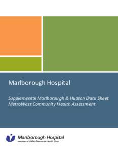 Microsoft Word - Marlborough Hospital Community Health Needs Assessment for Marlborough and Hudson - September 2013.docx