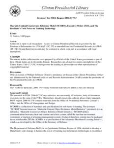 Standards / Distance education / Executive Order 13111 / Authoring systems / Advanced Distributed Learning / Sharable Content Object Reference Model / Freedom of Information Act / Bill Clinton / Learning management system / Education / Educational technology / Technical communication