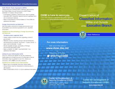 Dissemination of Classified Information Within and Outside of the Executive Branch