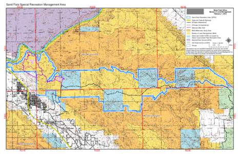 Sand Flats Special Recreation Management Area R21E R22E 12