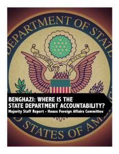 Benghazi: Where is the State Department Accountability?