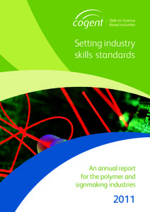 Setting industry skills standards An annual report for the polymer and signmaking industries