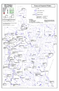 2006 Windham Regional Plan Dams and Impaired Waters pH ALS