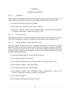 CHAPTER 1 GENERAL PROVISIONS Sec[removed]Definitions