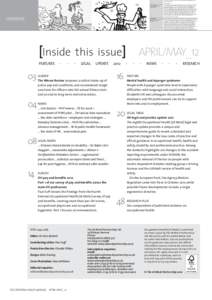 limit lower than that allowed in international law could not be justified on grounds of safety, said the ECJ, finding in favour of the pilots. 1 http://goo.gl/NY5fQ Retirement age case law case heard 17–19 January 2012