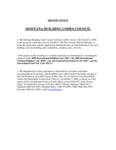 Montana / International Building Code / Geography of the United States / United States / Helena micropolitan area / International fuel gas code / Helena /  Montana