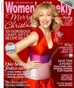 THE AUSTRALIAN WOMEN’S WEEKLY DECEMBER 2012 PRINT POST APPROVED PP25500300544  THE AUSTRALIAN co 84- Bonu ok pa s