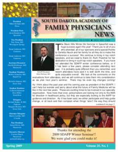 SDAFP Newsletter May 09.indd
