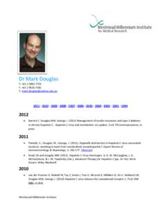 Dr Mark Douglas T: +F: +E:   1994
