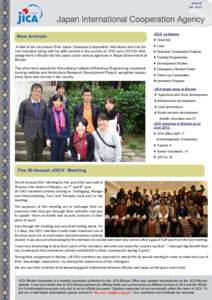 Asia / Thimphu / Bhutan / Mongar / Japan Overseas Cooperation Volunteers / Volunteerism / Japan International Cooperation Agency