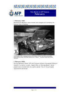 This Month in AFP History  February
