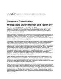 Microsoft Word - SOP-ExpertOpinionTestimony-FINAL-May 2010-revised w effective date.doc