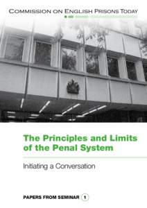 Penology / Criminal law / Criminal justice / Year of birth missing / Prison reform / Reform / Criminalization / Howard League for Penal Reform / Prison / Crime / Criminology / Law enforcement