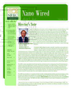 Nano Wired V O L U M E NREC MISSION 