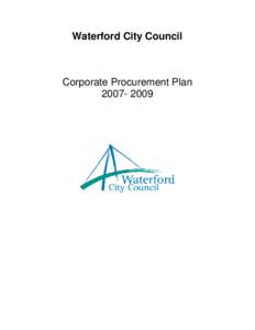 Waterford City Council  Corporate Procurement Plan[removed]  Contents