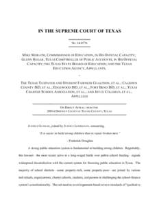 IN THE SUPREME COURT OF TEXASNO