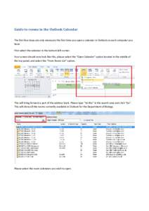 Microsoft Word - Guide to rooms in the Outlook Calendar.docx